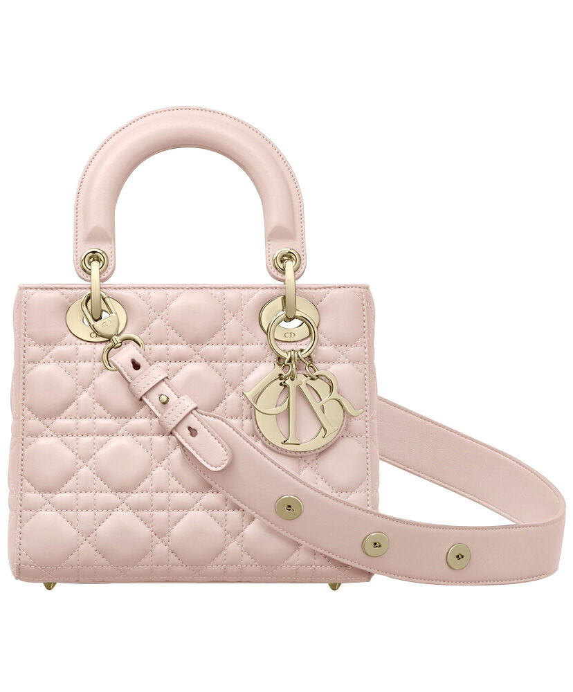 Christian Dior Lady Dior Lucky Badges Bag Light Pink